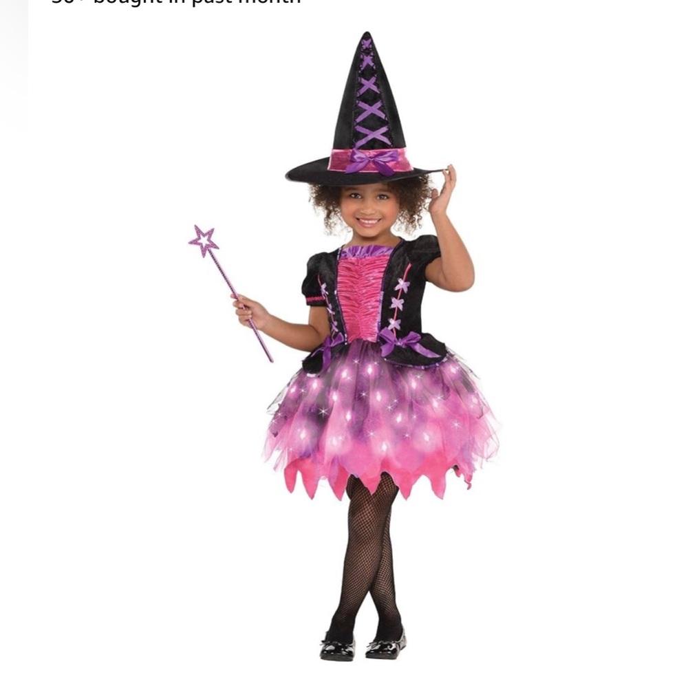 Light-up sparkle witch costume